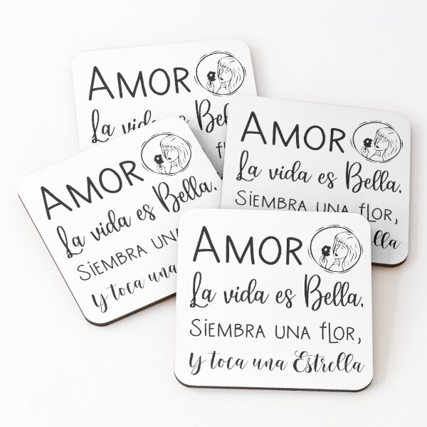 Item preview, Love Life is Beautiful, plant a flower, touch a star, romantic phrase, poetic phrase designed and sold by AguilaAstral.