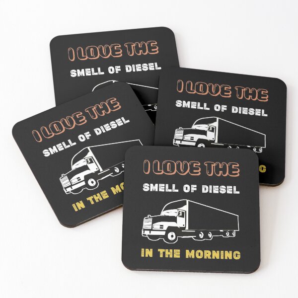Item preview, practical gifts for truck ,I Love The Smell of Diesel In The Morning Truck Driver,funny gift for trucker, teamster, truckie, lorry driver designed and sold by Essakhi12.