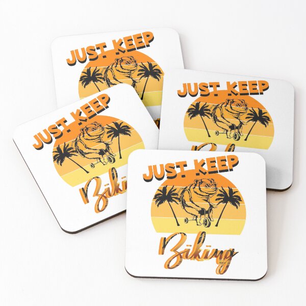 Item preview, just keep biking designed and sold by PRINTED ..