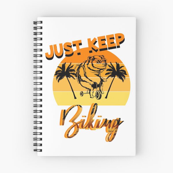 Item preview, just keep biking designed and sold by PRINTED ..