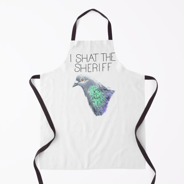 Item preview, I Shat The Sheriff (Rock Pigeon) designed and sold by LauraWolfArtist.