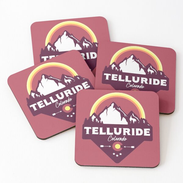 Item preview, Telluride Colorado - CO Mountains Wildlife Badge designed and sold by palmettodigital.