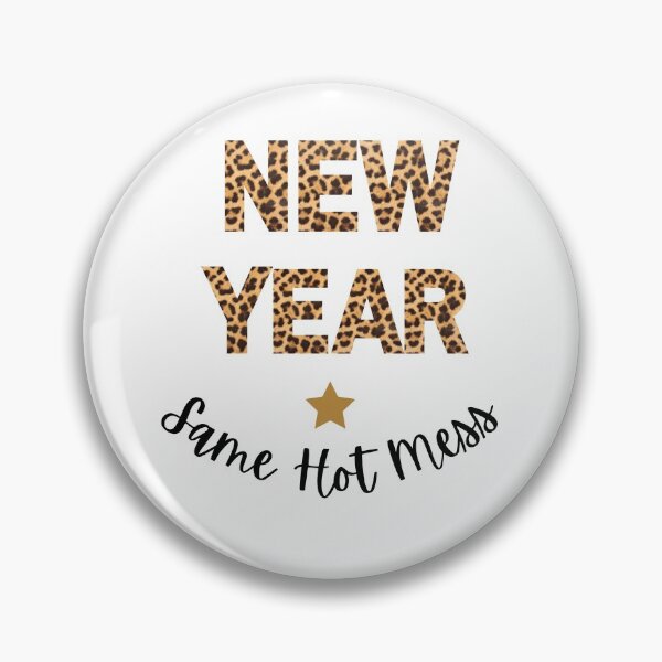 Item preview, Funny New Year Same Hot Mess in Leopard for Women designed and sold by FazCreations.