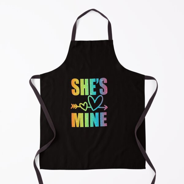 Item preview, She's Mine Rainbow LGBT Couple Wife Girlfriend Lesbian designed and sold by Esmilna Castillo.