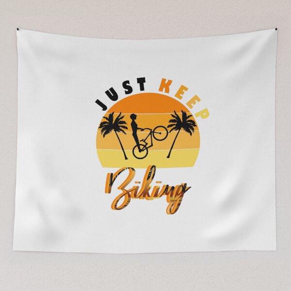 Item preview, just keep biking designed and sold by PRINTED ..