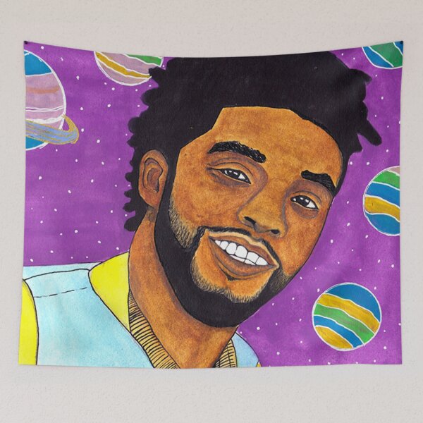 Item preview, CHADWICK BOSEMAN Watercolor Portrait 2 | Black Panther | King T'Challa | Art Tribute designed and sold by Dwayne Hamilton.