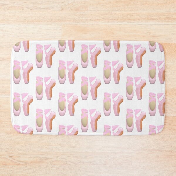 Item preview, Pink Ballerina Toe Shoes Pattern (White Background) designed and sold by ArtByLM.