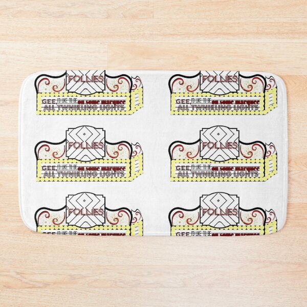 Item preview, "Gee, I'd like to be on some marquee all twinkling lights" Follies designed and sold by rosesbwayshop.