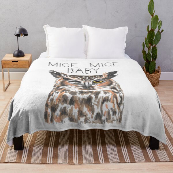 Item preview, Mice Mice Baby (Great Horned Owl) designed and sold by LauraWolfArtist.