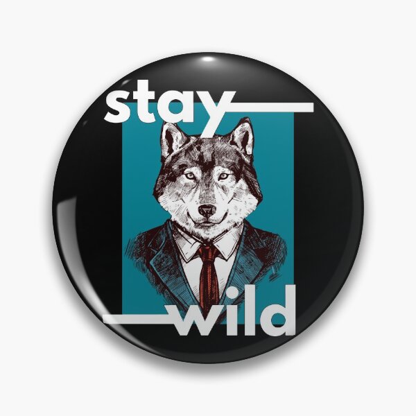 Item preview, Stay Wild Buiesness Wolf  designed and sold by mouad naouiri.
