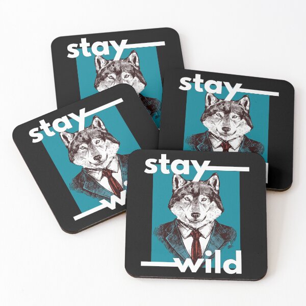Item preview, Stay Wild Buiesness Wolf  designed and sold by mouad naouiri.