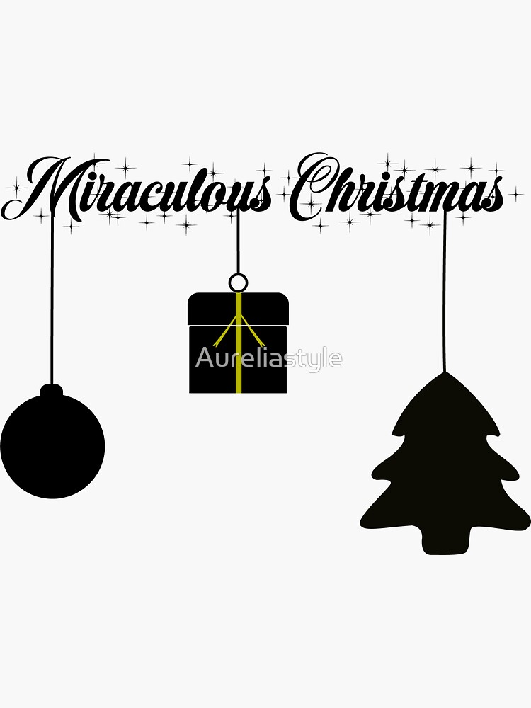 Miraculous Christmas Stickers Pack