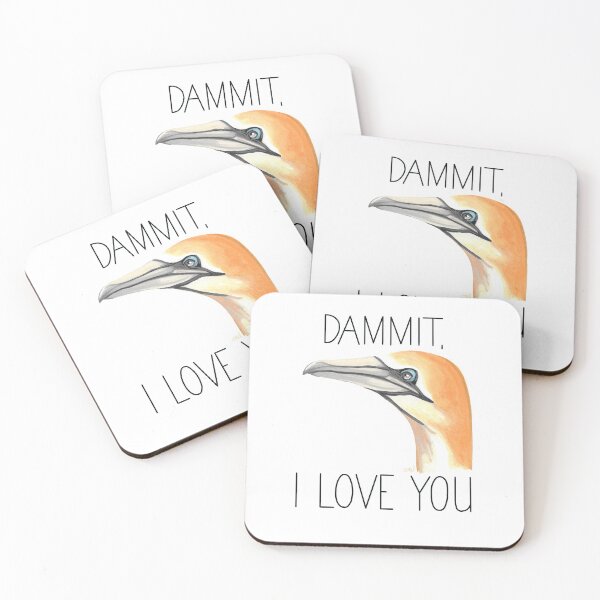 Item preview, Dammit, Gannet (Northern Gannet) designed and sold by LauraWolfArtist.