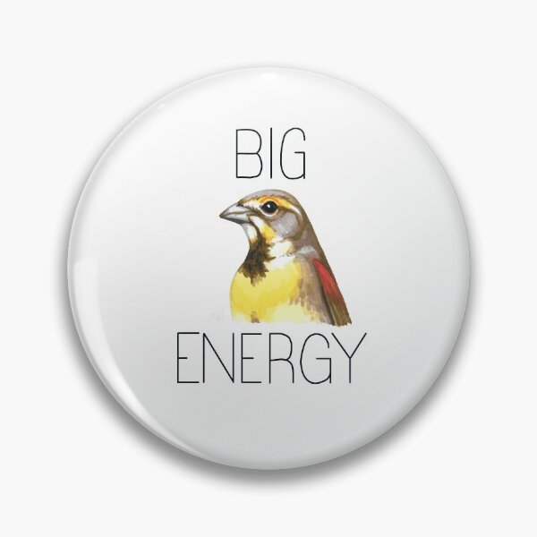 Item preview, Big Dickcissel Energy designed and sold by LauraWolfArtist.