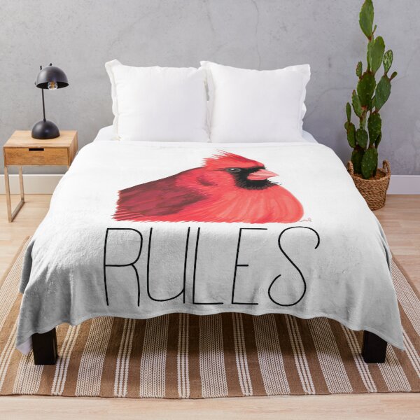 Item preview, Cardinal Rules (Northern Cardinal) designed and sold by LauraWolfArtist.