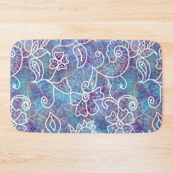 Item preview, Grafitti lace with a pretty blue and purple background white lace designed and sold by Dance Vibes: Blingit Studios.