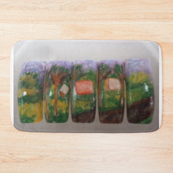 Item preview, Country side on artificial nails. designed and sold by Lan thi Nguyen.