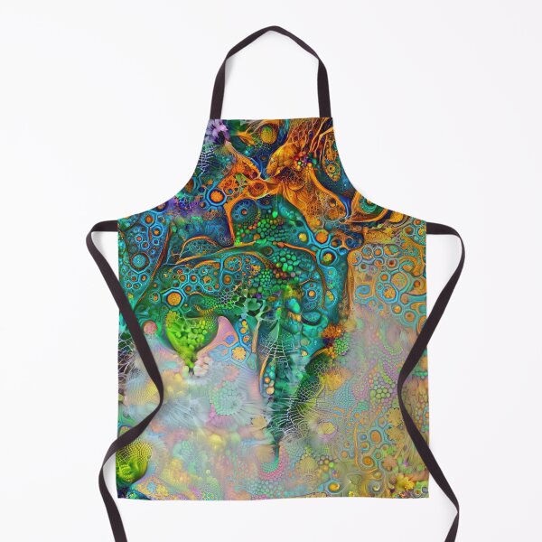 Item preview, Deepdream floral fractalize space abstraction designed and sold by blackhalt.
