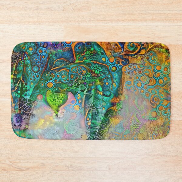 Item preview, Deepdream floral fractalize space abstraction designed and sold by blackhalt.