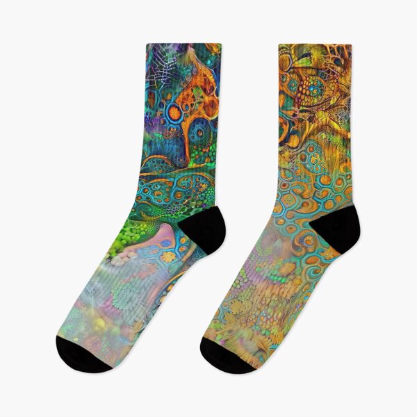 Item preview, Deepdream floral fractalize space abstraction designed and sold by blackhalt.