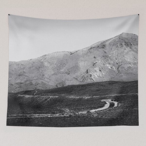 Item preview, desert and mountain at Death Valley national park California in black and white designed and sold by Mrvell.