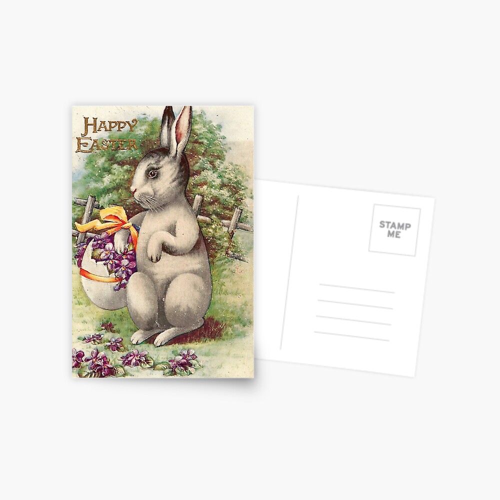 Vintage Handmade Easter Bunny Stuffed Animal Rabbit Dress and Apron 19