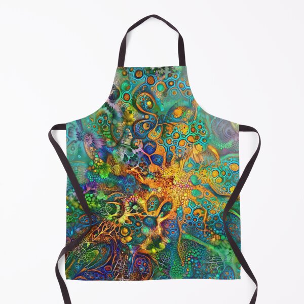 Item preview, Deepdream floral fractalize space abstraction designed and sold by blackhalt.