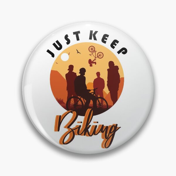 Item preview, just keep biking designed and sold by PRINTED ..
