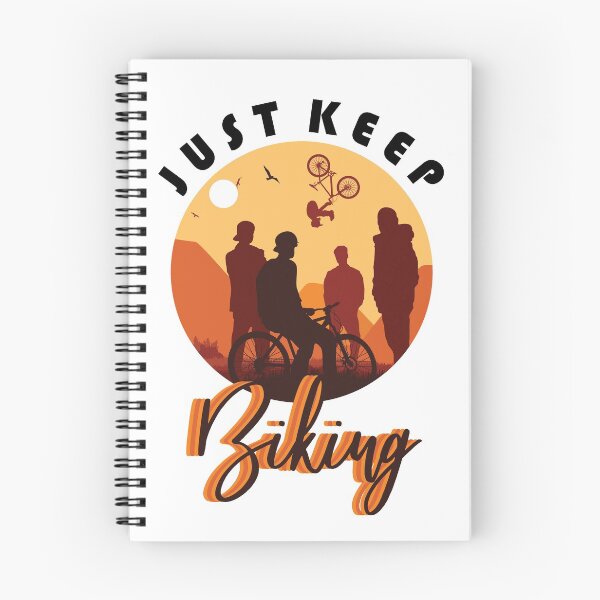Item preview, just keep biking designed and sold by PRINTED ..