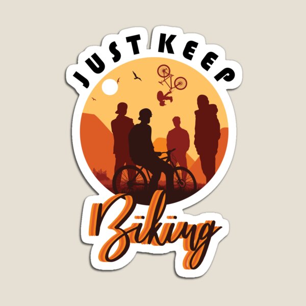 Item preview, just keep biking designed and sold by PRINTED ..