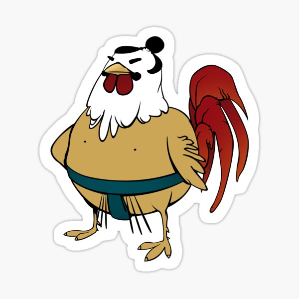 Sumo Chicken Sticker