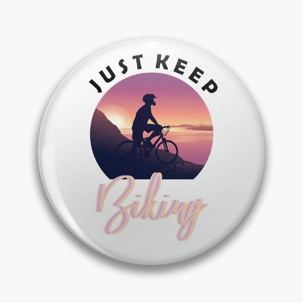 Item preview, just keep biking designed and sold by PRINTED ..