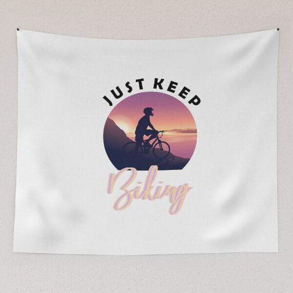 Item preview, just keep biking designed and sold by PRINTED ..