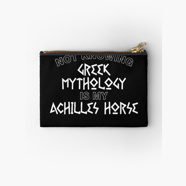 Item preview, Not knowing Greek mythology is my Achilles horse designed and sold by Sticker Up.