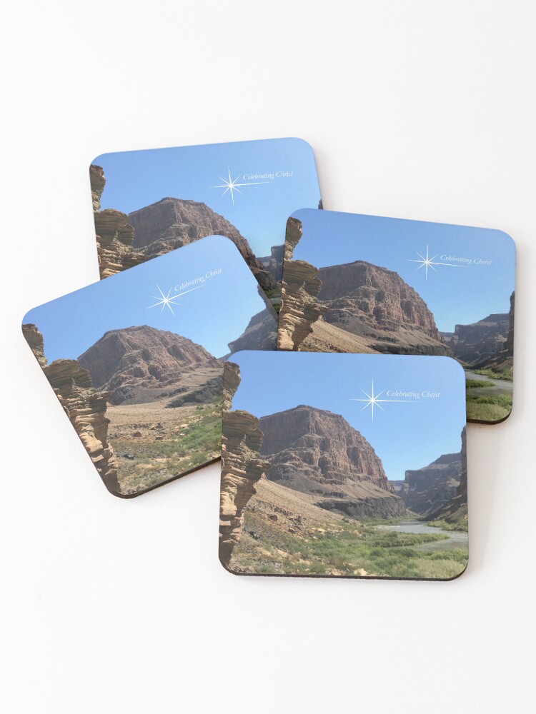Thumbnail 1 of 5, Coasters (Set of 4), Grand Canyon Colorado River Scene - From ccnow.info designed and sold by sdawsoncc.