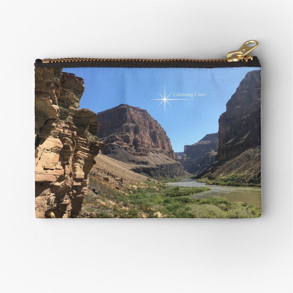 Grand Canyon Colorado River Scene - From ccnow.info Zipper Pouch