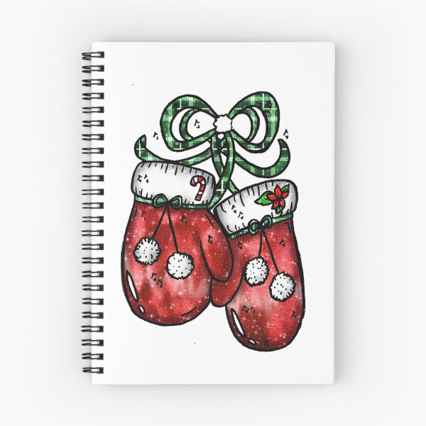 Item preview, Christmas Red Velvet Gloves Plaid Ribbon Santa designed and sold by Jolly-Yosei.