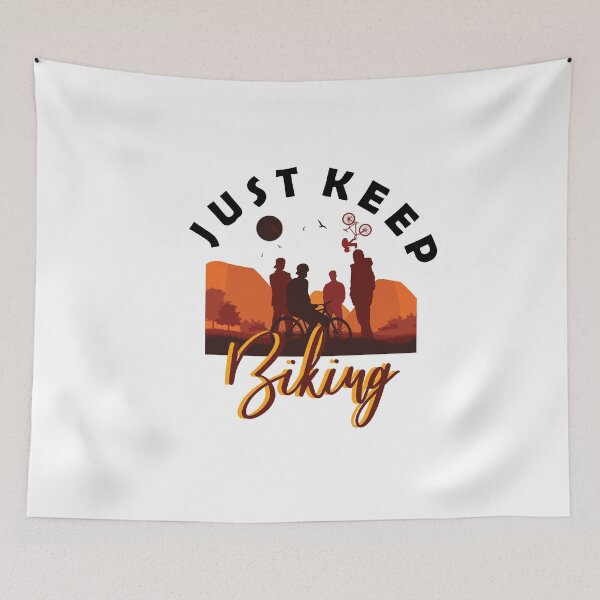 Item preview, just keep biking designed and sold by PRINTED ..