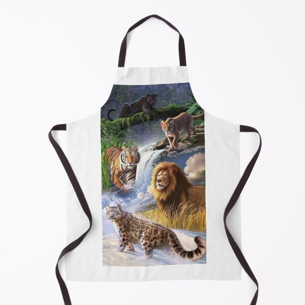 Artikelvorschau, Tiger, Löwe, Puma, Leinen, Panther entworfen und verkauft von RenatoGuzman.