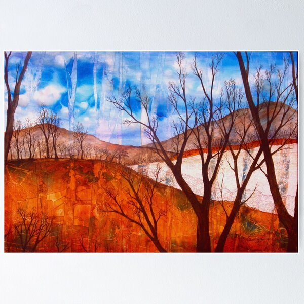Item preview, Snow Patch Along Rte 80 designed and sold by Melissa Perhamus.