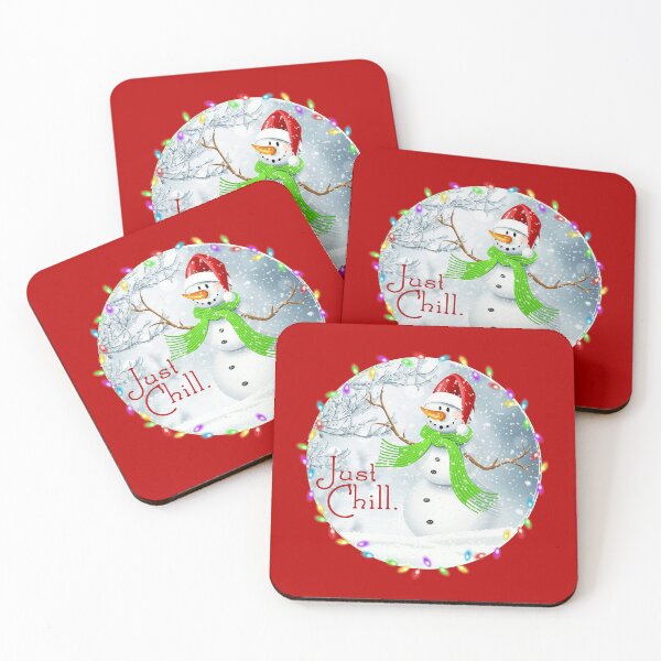 Item preview, Just Chill. (Red Background) designed and sold by PawsitiveMum.