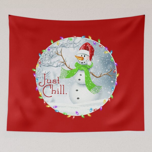 Item preview, Just Chill. (Red Background) designed and sold by PawsitiveMum.