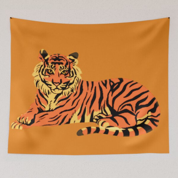 Item preview, Sitting Tiger designed and sold by chaze-cha.
