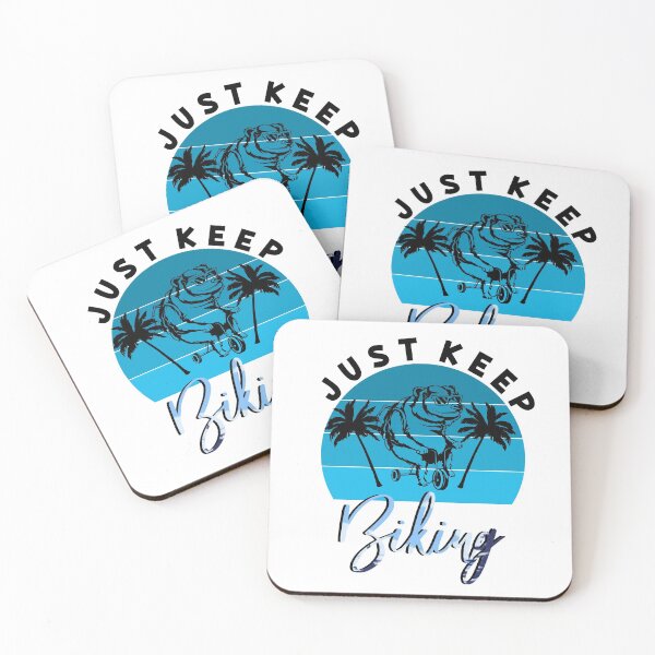 Item preview, just keep biking designed and sold by PRINTED ..
