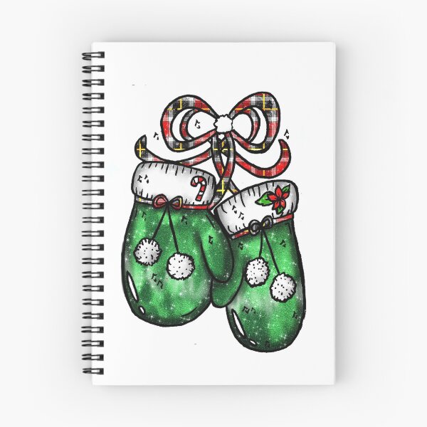Item preview, Christmas Green Velvet Gloves Plaid Ribbon Santa designed and sold by Jolly-Yosei.