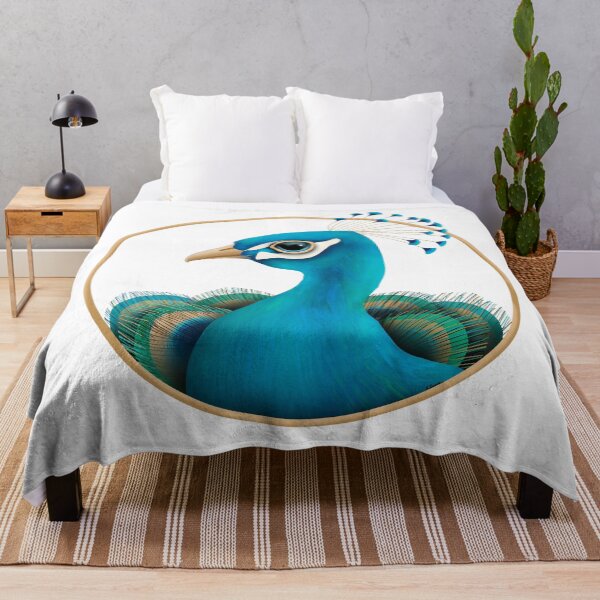 Item preview, Regal Peacock in Gold Circle designed and sold by Karin Taylor.