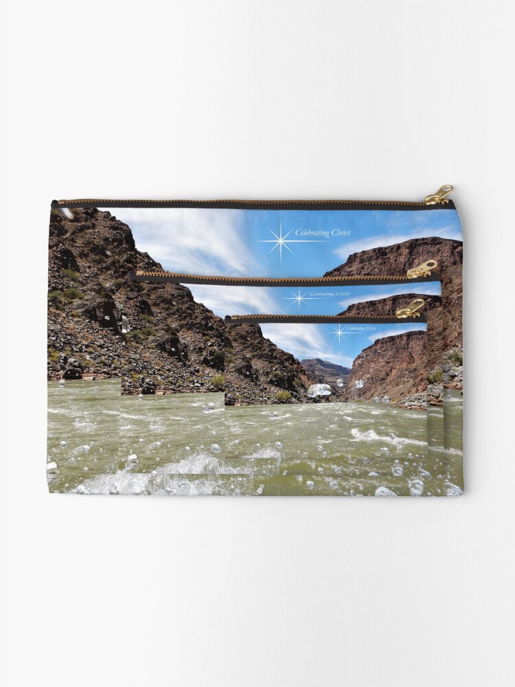 Alternate view of Colorado River Rafting Splash - From ccnow.info Zipper Pouch