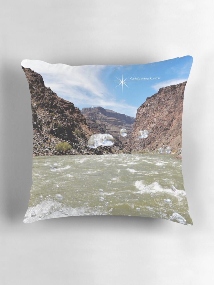 Thumbnail 3 of 4, Pillow, Colorado River Rafting Splash - From ccnow.info designed and sold by sdawsoncc.