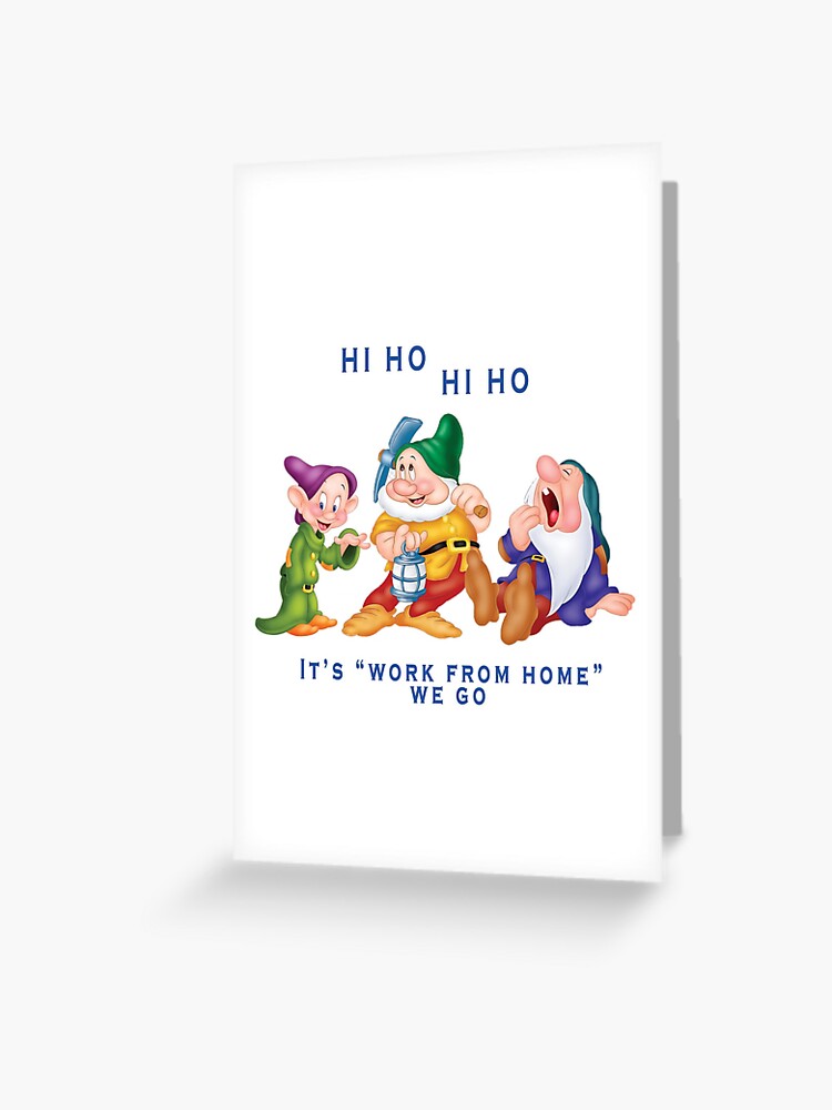 Snow White and the 7 Dwarfs Quote Greeting Card for Sale by Julitortellini