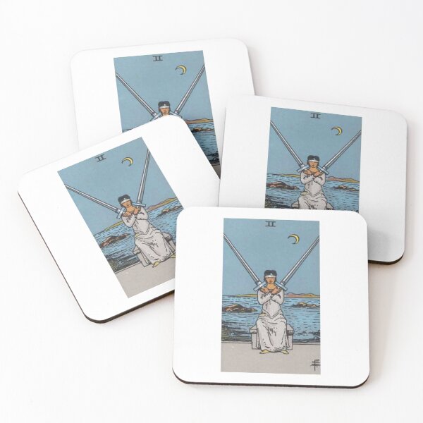 Item preview, Rider-Waite Tarot, Two of Swords designed and sold by kushynight.